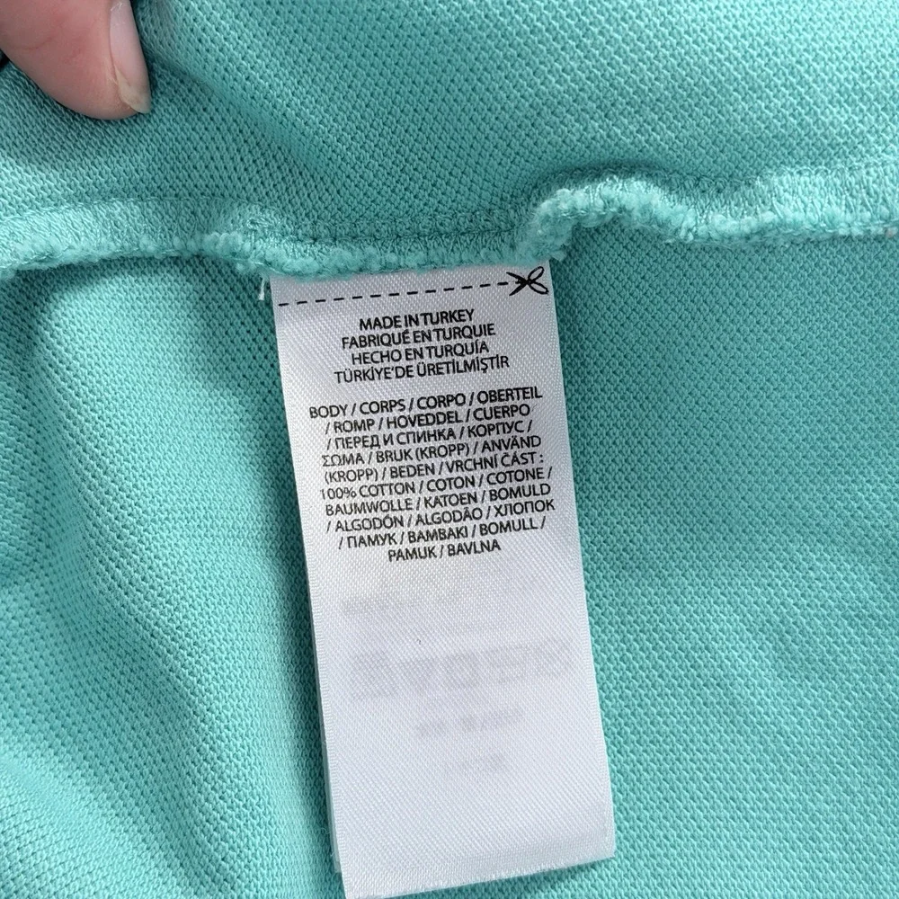 Polo Ralph Lauren Mens XL Polo Shirt Turquoise Aqua Classic Fit Pony Cotton